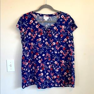 Floral short sleeve shirt